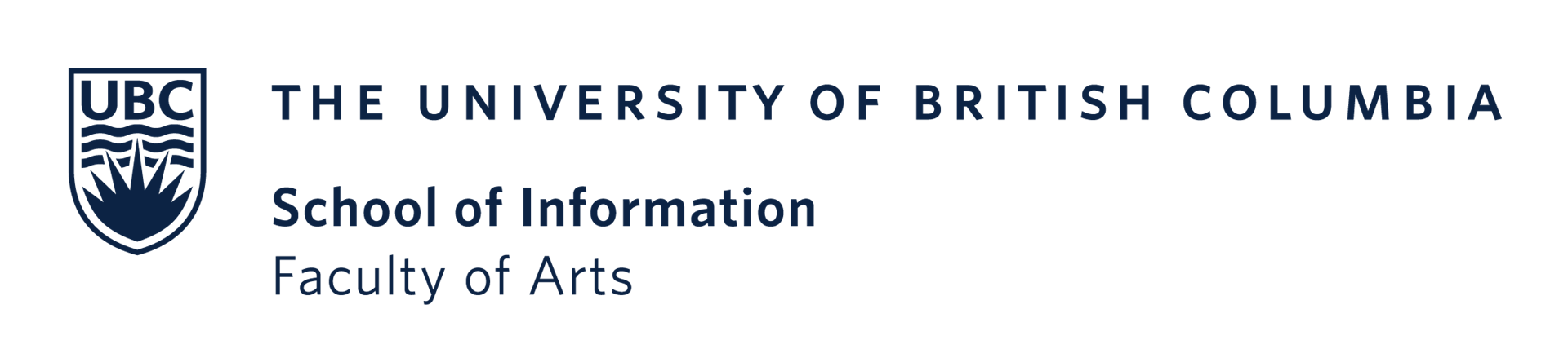 The University of British Columbia School of Information Faculty of Arts Logo