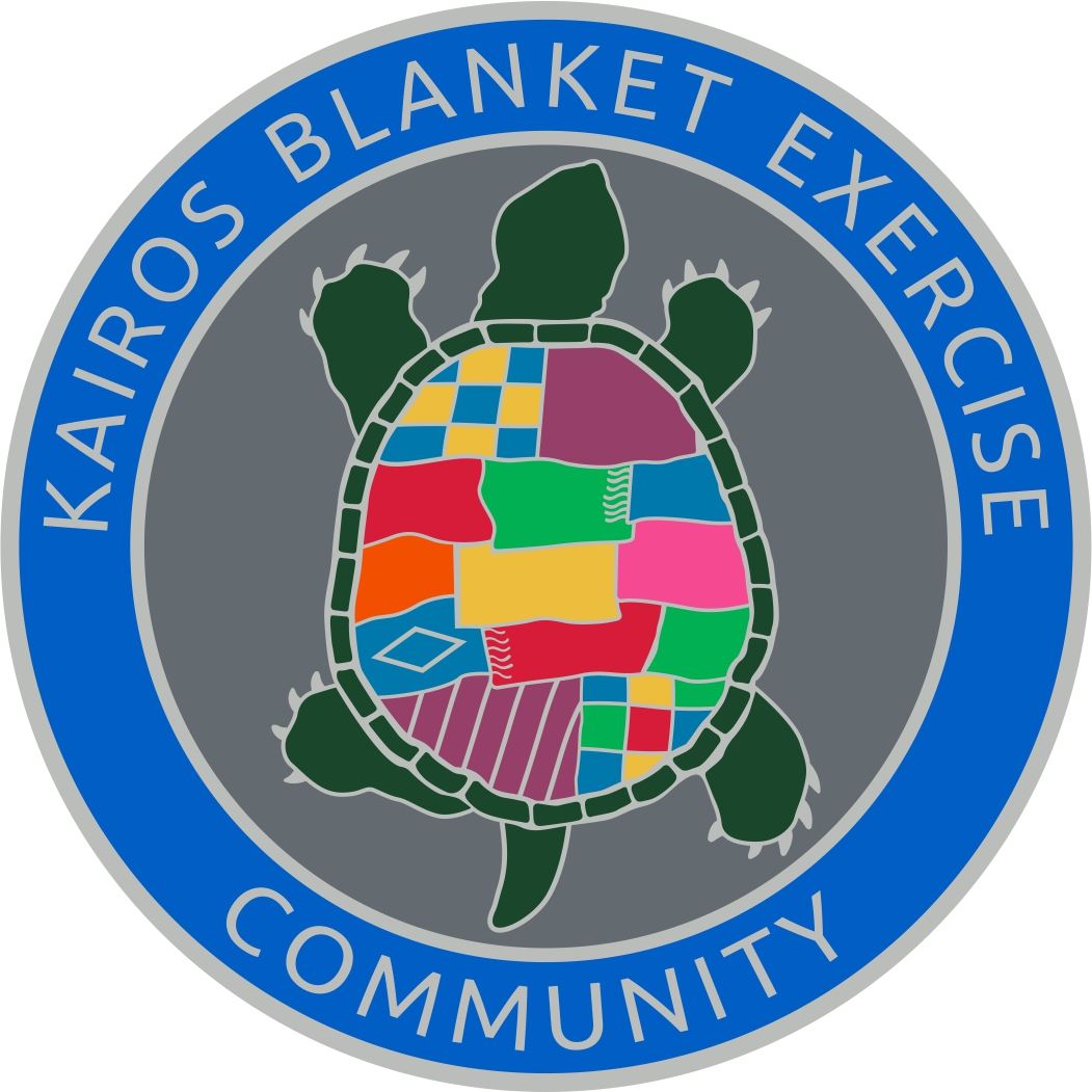 Kairos Blanket Exercise Community - Image of a turtle with patches. 