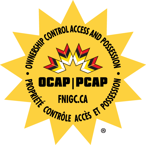 Logo: Ownership Control Access and Possession - OCAP - FNIGC.CA information appears in French language as well. 